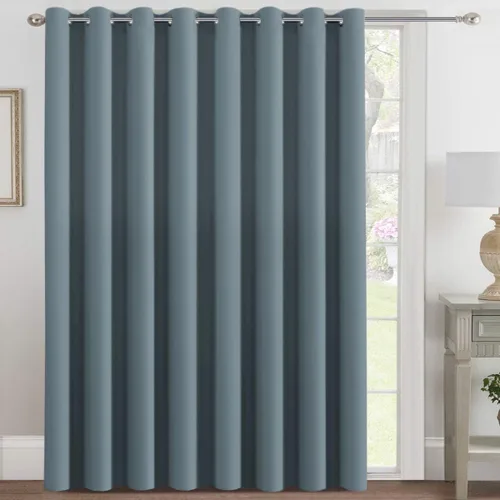 Miniatura 85 de H.VERSAILTEX - Cortinas blackout con aislamiento térmico y ojales en la parte superior, para patios, puertas correderas y división de habitaciones