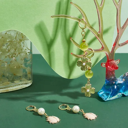 Miniatura 3 de PH PandaHall 100 ganchos chapados en oro de 24 quilates, acero inoxidable 304, palanca de alambre para la oreja, aretes dorados, con lazo abierto