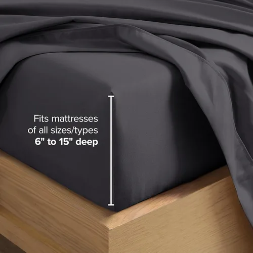 Miniatura 5 de Bare Home Juego de Sábanas Full - Sábanas de Cama Full de Microfibra Ultra-Suave de Lujo 1800 - Doble Cepillado - Bolsillos Profundos - Ajuste Fácil