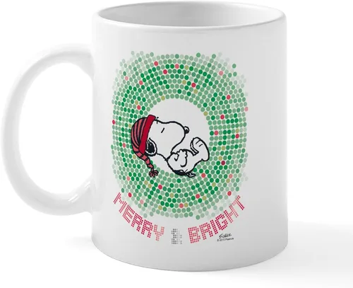 Miniatura 21 de CafePress Peanuts Gang Christmas Taza de Café de Cerámica de 11 oz (325 ml)