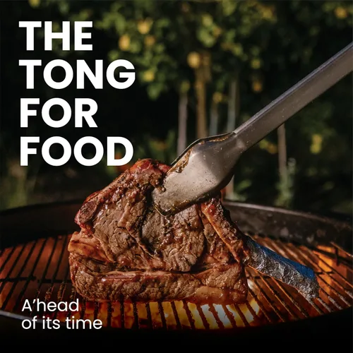 Miniatura 5 de Donkey Tong - Pinzas para barbacoa de 27 pulgadas de largo, pinzas resistentes para asar a la parrilla, ahumar, carbón y cocinar al aire libre