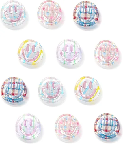 Miniatura 11 de Mymazn Imanes para refrigerador, imanes lindos para refrigerador, 12 piezas de imanes coloridos para pizarra, gabinete, casillero, imanes