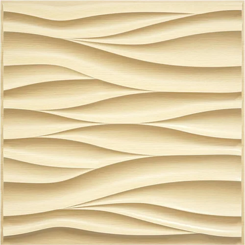 Miniatura 9 de STICKGOO Paneles de pared 3D negros, paneles de pared de PVC texturizados con diseño ondulado, paneles de pared modernos de 19.7 x 19.7 pulgadas
