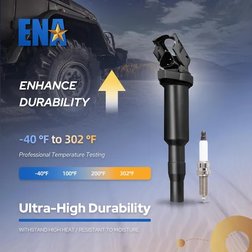 Miniatura 5 de ENA Juego de 8 bobinas de encendido y 8 bujías iridio platino compatibles con BMW 135i 135is 335i 435i 535i 640i 740i 740Li M235i X3 X5 X6 3.0L 4.4L