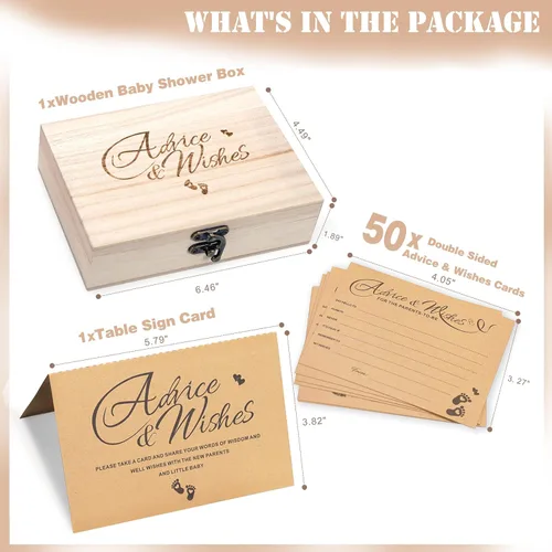 Miniatura 2 de Consejos y deseos para la futura novia, tarjetas de consejos de boda para decoraciones de despedida de soltera, juegos de despedida de soltera, caja