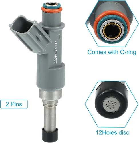 Miniatura 5 de X AUTOHAUX 4pcs 23250-75100 23209-75100 Inyector de combustible para Toyota 4Runner 2.7L 2010 para Toyota Hiace 2.7L 2010 para Toyota Tacoma 2.7L