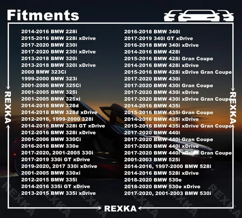 Miniatura 3 de Rexka 20 piezas Remache de clip de retención para parachoques compatible con BMW 51-11-8-174-185 51118174185