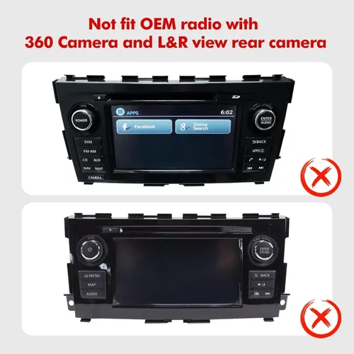 Miniatura 2 de Estéreo de coche Android 13 con pantalla táctil IPS de 9 pulgadas para Nissan Altima 2014-2018 con CarPlay inalámbrico y Android Auto 4+64GB Radio