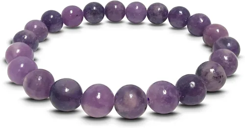 Miniatura 248 de Gem Avenue Handmade Round Bead Stretch Bracelet Unisex Natural Stone Beaded Jewelry for Men & Women, Elastic Wristband for Daily Wear