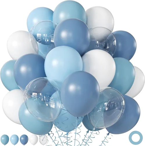 Miniatura 24 de Globos rojos y negros, 60 globos de oro rojo y negro de 12 pulgadas con globos de confeti dorado para graduación, Año Nuevo, películas de casino
