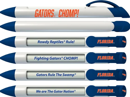 Miniatura 10 de Greeting Pen Florida Soft Touch - Bolígrafo de metal recubierto de 4 unidades (4026) Florida Gators Pen para estudiantes y exalumnos - UF School