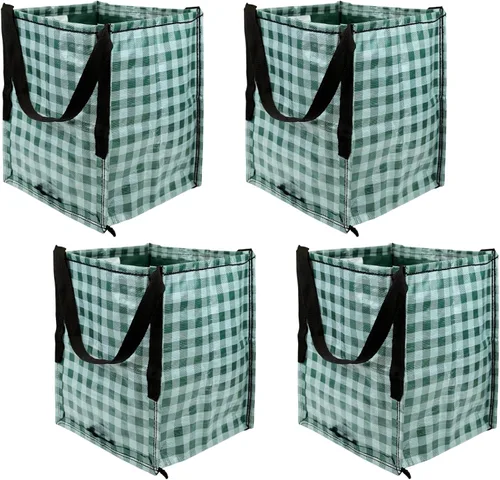 Miniatura 24 de DURASACK Bolsa de almacenamiento de alta resistencia de 22 galones, bolsa de mudanza de polipropileno tejido resistente, diseño reutilizable, Azul