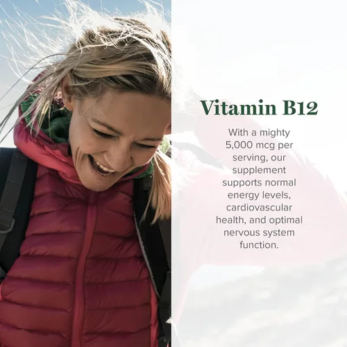 Miniatura 2 de Global Healing - Vitamina B12 Orgánica 5000 MCG Líquido Sublingual - Metilcobalamina, Mezcla Hidroxo y Más - Gotas Metiladas para Adultos - Vegano