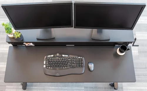 Miniatura 25 de DESK STORE - Escritorio para computadora ajustable para estar sentado o parado