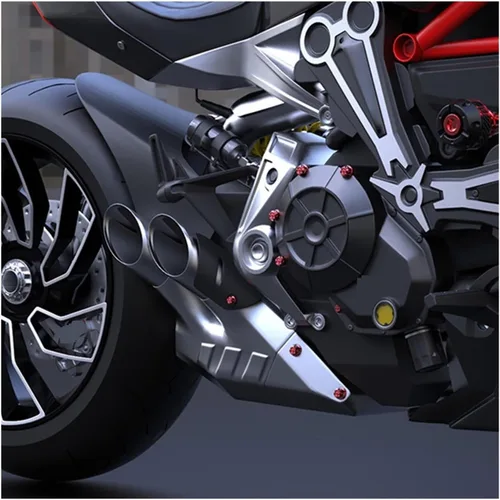 Miniatura 7 de LeosHi Juego de 58 piezas universales para tornillos de tuerca de motocicleta, ABS colorido, compatible con FZ1 FAZER FZ6 FZ6R FZ8 XJ6 MT-07 MT-09