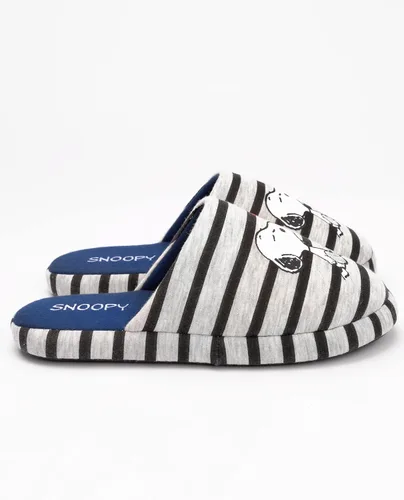 Miniatura 5 de Peanuts Zapatillas Snoopy para mujer, zapatos de casa grises sin cordones, gris