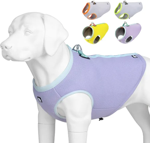 Miniatura 9 de JUXZH Truelove - Chaleco de refrigeración para perro, chaqueta enfriadora con cremallera ajustable para entrenamiento de caza al aire libre