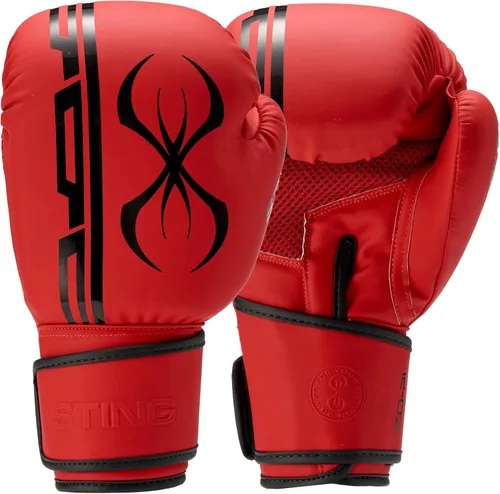 Miniatura 13 de Guantes de boxeo STING Armaplus Material exterior T3, sistema de revestimiento flotante, relleno de núcleo Hi Flow, correa de soporte de muñeca