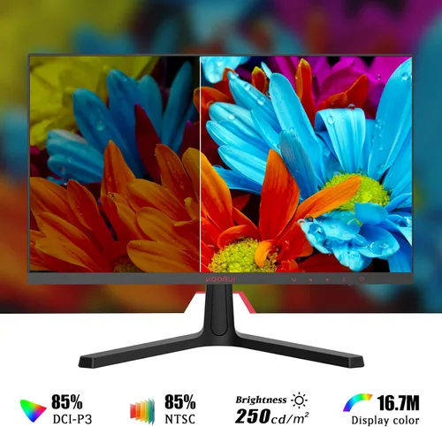 Miniatura 4 de KOORUI - Monitor para computadora de 24 pulgadas, monitor para juegos FHD 1080P 165Hz VA 1ms, tecnología AdaptiveSync, LED ultradelgado, HDMI X2 DP