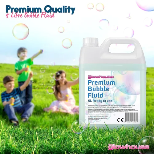 Miniatura 2 de Solución de burbujas prémium de 169 onzas – Líquido de burbujas no tóxico, listo para usar para niños y adultos, recarga de larga duración
