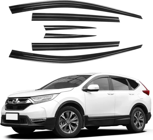 Miniatura 11 de Protectores de lluvia con cinta adhesiva para Toyota RAV4 2019 2020 2021 2022 2023 - Visera lateral de humo inastillable para ventana, deflectores