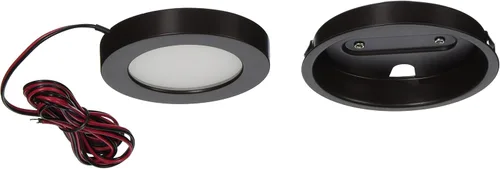 Miniatura 5 de WAC Lighting HR-LED90-27-BN Luz de botón de iluminación de borde contemporáneo LED HR-LED90 cepillado níquel