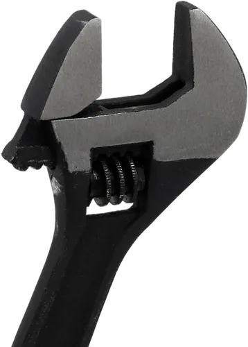 Miniatura 6 de 2 llaves ajustables de tamaño mini de 2.5 pulgadas + 4 pulgadas, llave inglesa ajustable pequeña negra, herramienta manual de reparación de llave