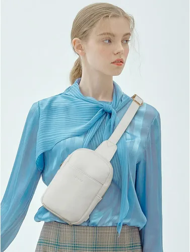 Miniatura 51 de Telena Riñonera pequeña para mujer, de cuero, cangureras, bolsa de pecho para mujer