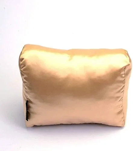 Miniatura 3 de Keep Your Designer Bag Perfectly Shaped – Champagne Satin Luxury Pillow Bag Shaper Compatible with Neverfull MM