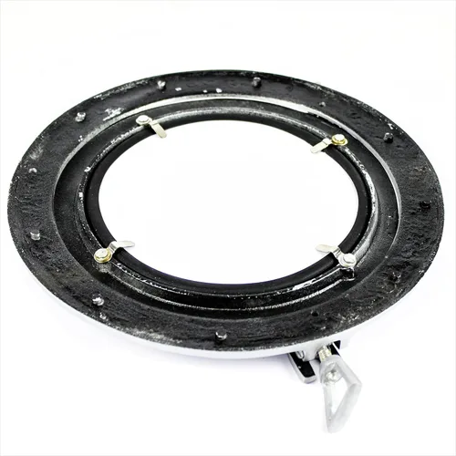 Miniatura 9 de Nagina International Espejo Náutico Premium de Aluminio con Recubrimiento en Polvo Estilo Pirata, Reloj y Ventana con Ojo de Buey Decoración Deco