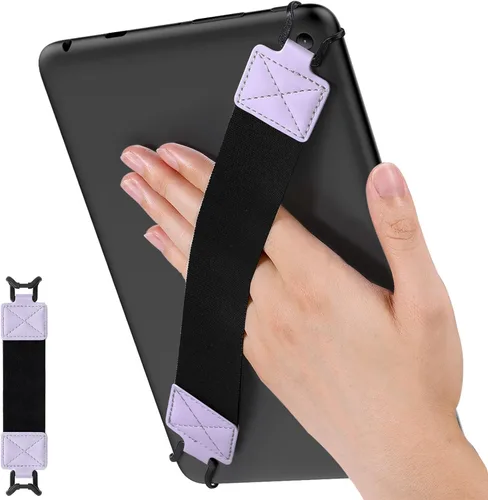 Miniatura 22 de MoKo Correa de mano de seguridad para tablet de 9 a 11 pulgadas, iPad/IP-ad Pro/iPad Air/Kindle Fire HD/Samsung, correa de mano versátil de alta