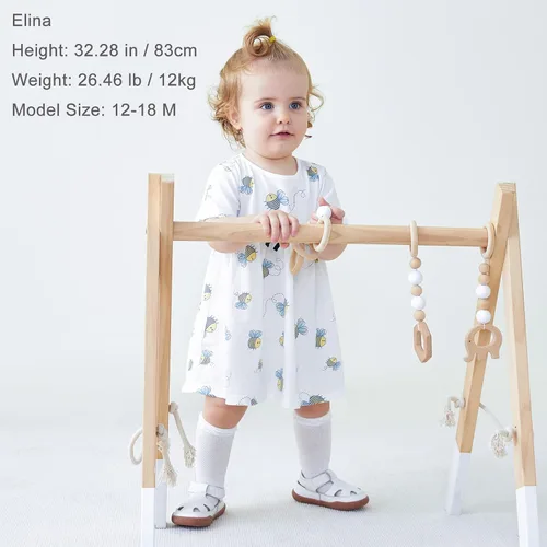 Miniatura 144 de pureborn Vestido de bebé niña 0-24 meses