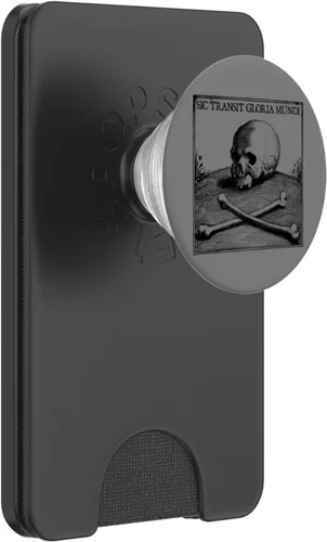Miniatura 8 de Sic Transit Gloria Mundi Motto Gothic Skull Death Symbol PopSockets Adhesive PopGrip