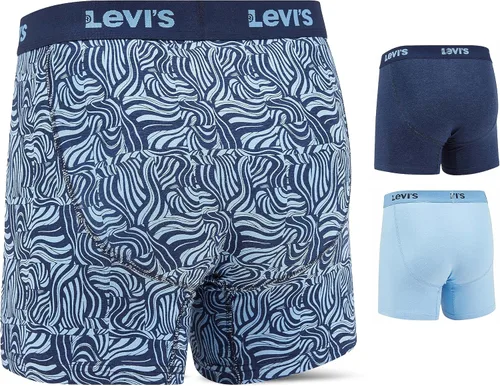 Miniatura 2 de Levi's Calzoncillos tipo bóxer para hombre, algodón elástico transpirable para hombre, paquete de 3
