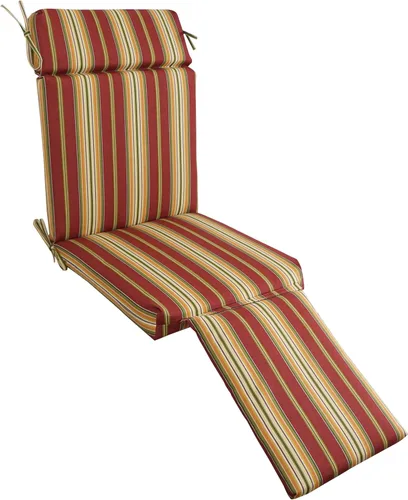 Miniatura 5 de Blazing Needles Steamer Deck - Cojín para tumbona al aire libre, color chocolate Annie
