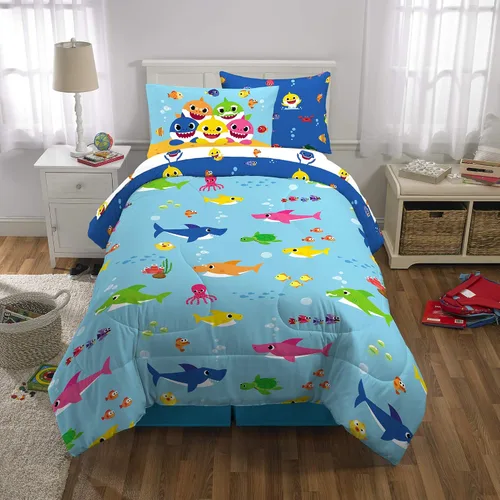 Miniatura 325 de Franco - Juego de edredón y sábanas supersuaves con funda, para niños, 7 piezas, tamaño matrimonial, Five Nights At Freddy's Cinco noches en Freddy's