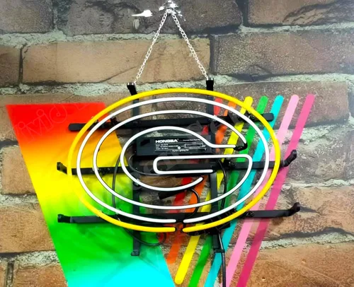 Miniatura 4 de Queen Sense 14"x10" Green Bay Neon Sign Light Man Cave Bar Pub Cerveza Decoración Lámpara de neón A114GBPL
