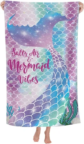 Miniatura 18 de COMFAR Toalla de playa de microfibra para niños, toallas de playa personalizadas para niños, toalla de playa sin arena, toalla de piscina de secado