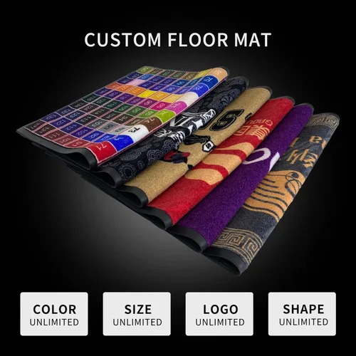 Miniatura 2 de Tapete personalizado para puerta con logotipo, para interiores y exteriores, alfombra de entrada comercial, para oficina, hogar, hotel, hospital, 3