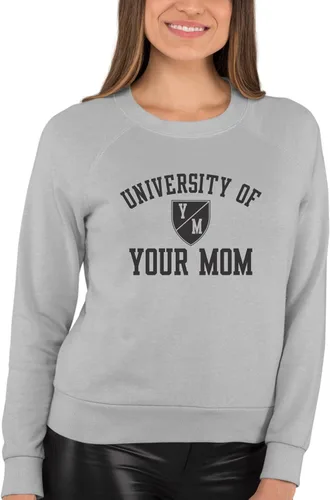 Miniatura 59 de Go All Out University of Your Mom - Sudadera con cuello redondo para hombre