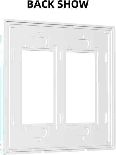 Miniatura 490 de Placa de Interruptor de Luz Azul de 1 Gang, Placa de Pared Decorativa de Palanca Individual, Cubierta de Placa de Pared de Palanca, Placa Frontal