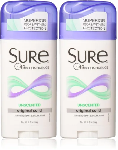 Miniatura 11 de Sure Desodorante 2.7 oz Original Solid Regular (Paquete de 6)