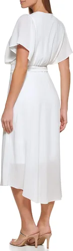 Miniatura 4 de DKNY Vestido de punto sin mangas con cuello en V