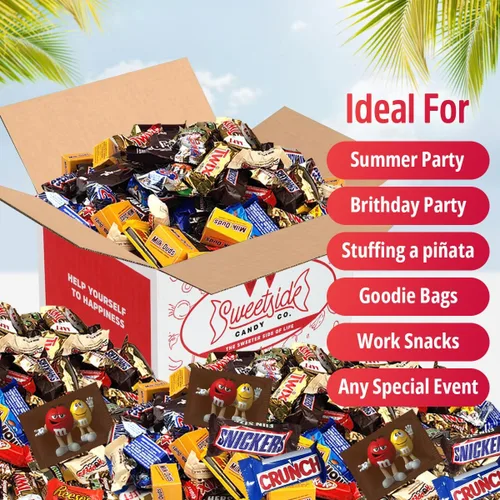 Miniatura 6 de Paquete variado de dulces de chocolate, dulces de chocolate a granel para fiestas, paquete variado de dulces de chocolate surtidos de 5 libras