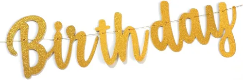 Miniatura 4 de Cartel de feliz cumpleaños 75 con purpurina, cartel de feliz cumpleaños 75 negro y dorado, suministros de decoración de fiesta de cumpleaños 75