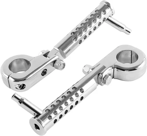Miniatura 9 de Green-L Estriberas universales para motocicleta de 1 1/4 pulgadas con abrazadera P para Harley Sportster Softail Dyna Touring Road King Street Glide