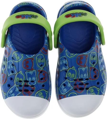 Miniatura 4 de PJ Masks Zuecos moldeados para niños con correa trasera, Catboy Owlette y Gekko, talla de niño 7 a niños talla 12