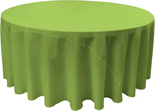 Miniatura 8 de LA Linen - Mantel redondo lavable de popelina de poliéster, resistente a manchas y arrugas, 51", mantel de tela para comedor, cocina, fiesta, Negro