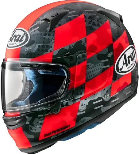 Arai Regent-X Patch - Casco de motocicleta para adulto, rojo mate, talla XL
