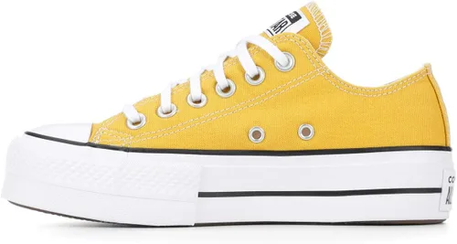 Converse Chuck Taylor All Star Lift Industrial Glam Ox OroNegro Poliéster Adulto Entrenadores Zapatos